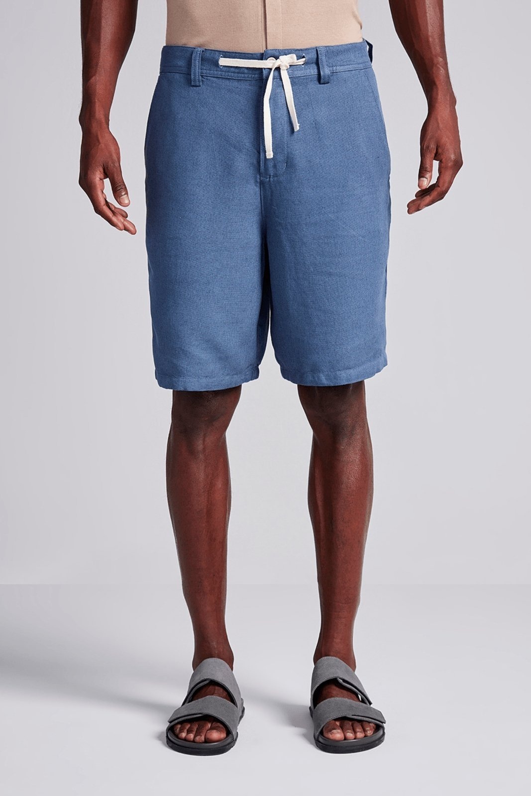 Imagem principal HIGHSTIL Bermuda Linen Blend Relax Celeste HIGHSTIL azul