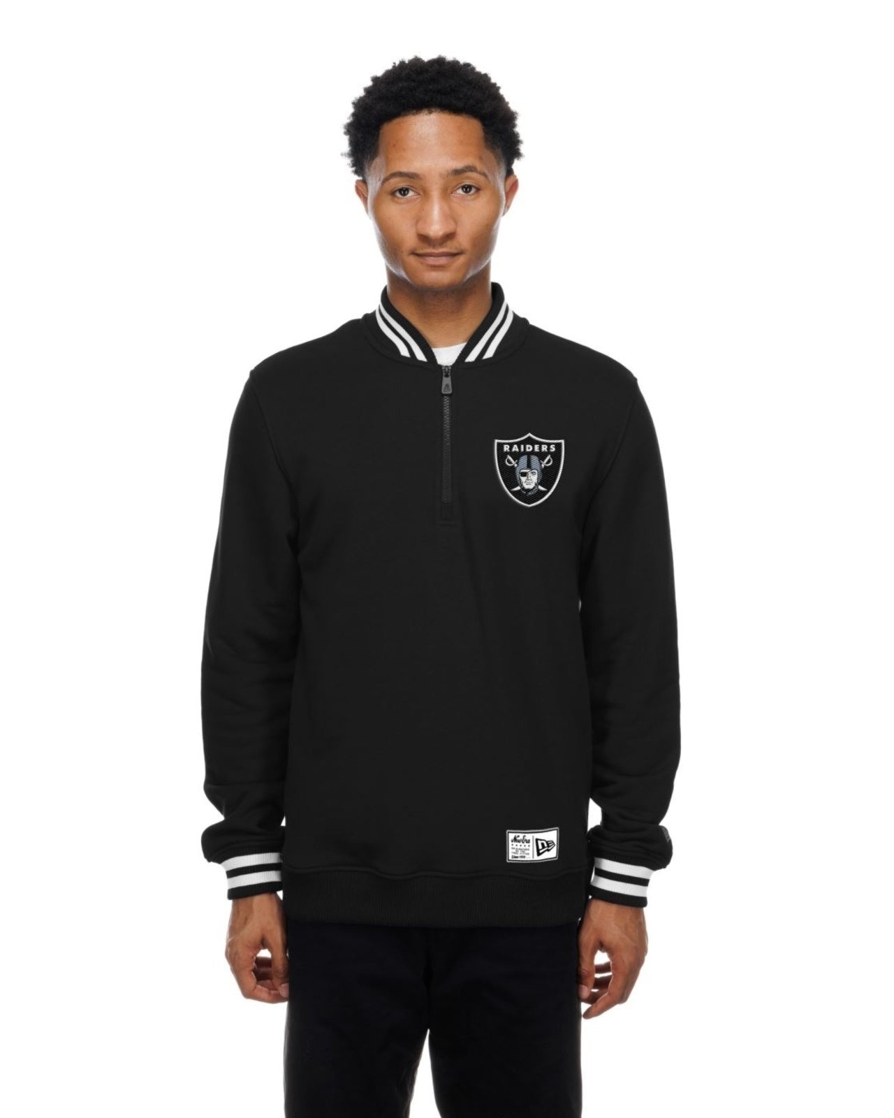 Imagem principal Moletom New Era Quarter Zip Las Vegas Raiders new era preto