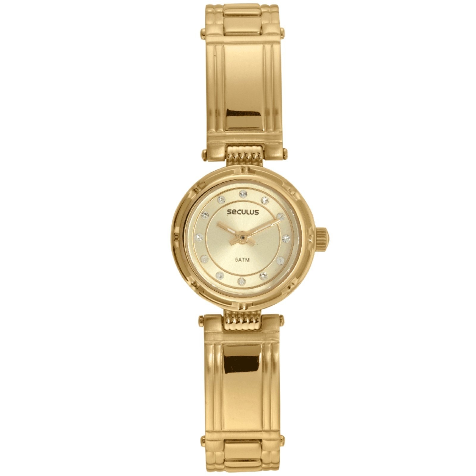 Imagem principal Relógio Seculus Feminino Clássico Seculus dourado