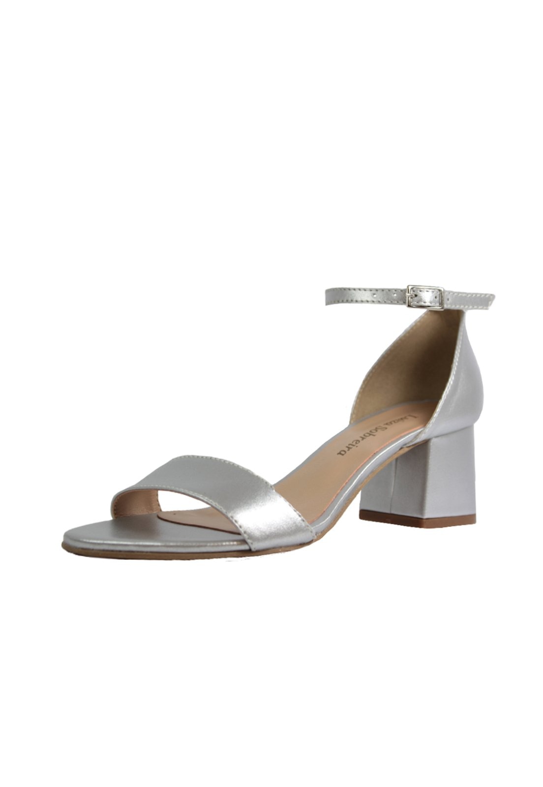 Imagem principal Sandália Salto Grosso Luiza Sobreira Mod.4074 Luiza Sobreira prata