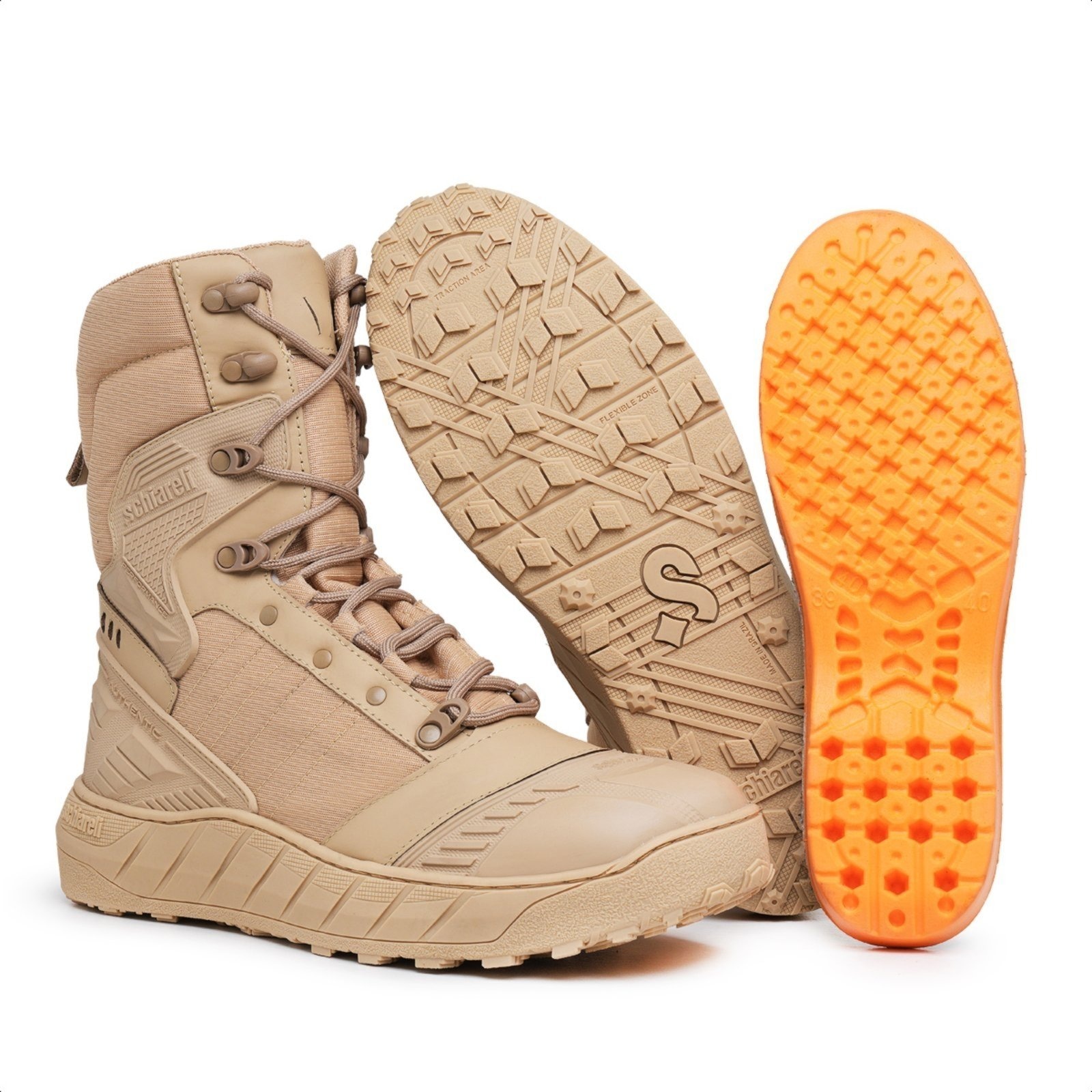 Imagem principal Bota Masculina Adventure Areia Militar Schiareli 974 Casual Schiareli bege