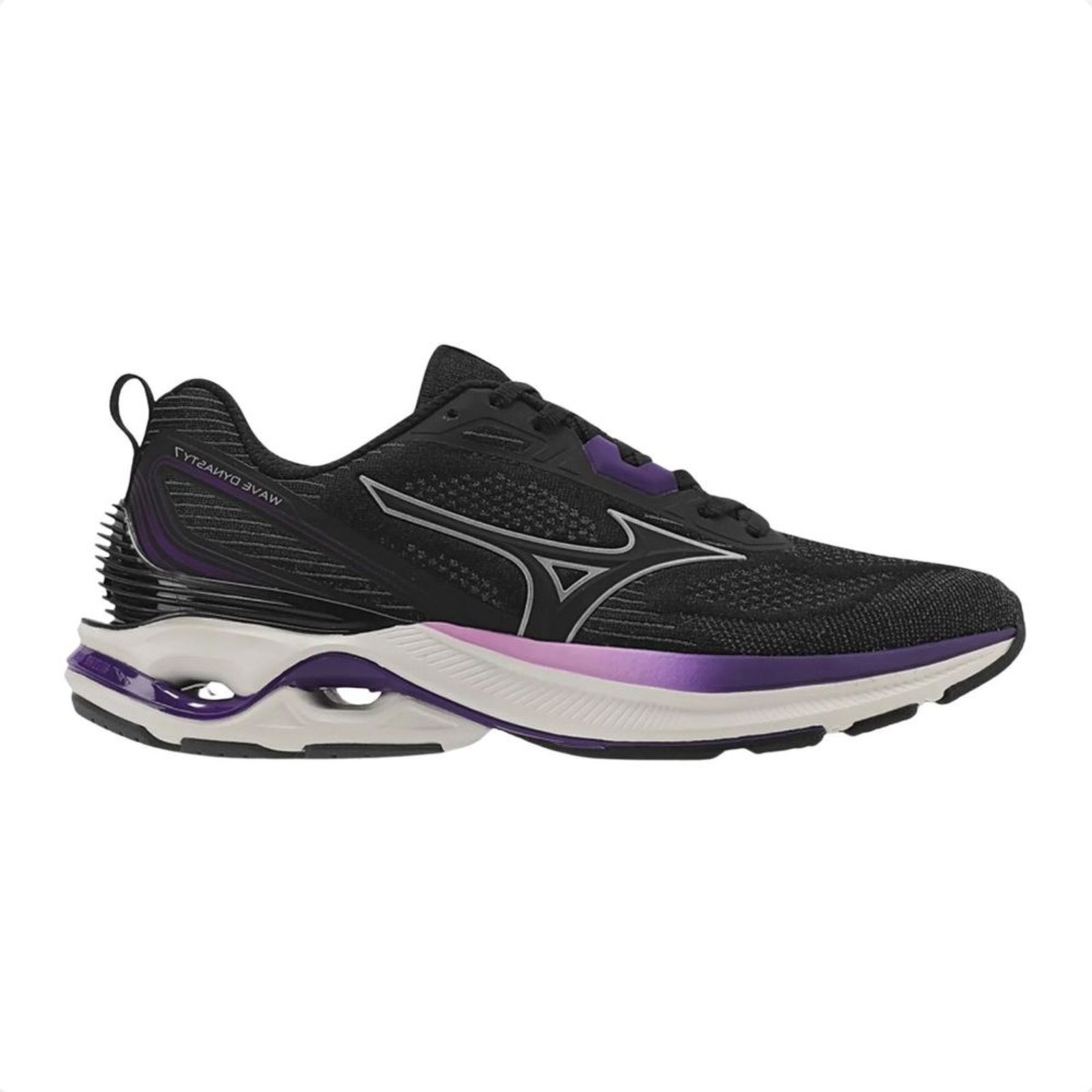 Imagem principal Tênis Running Feminino Mizuno Wave Dynasty 7 E Roxo Mizuno preto