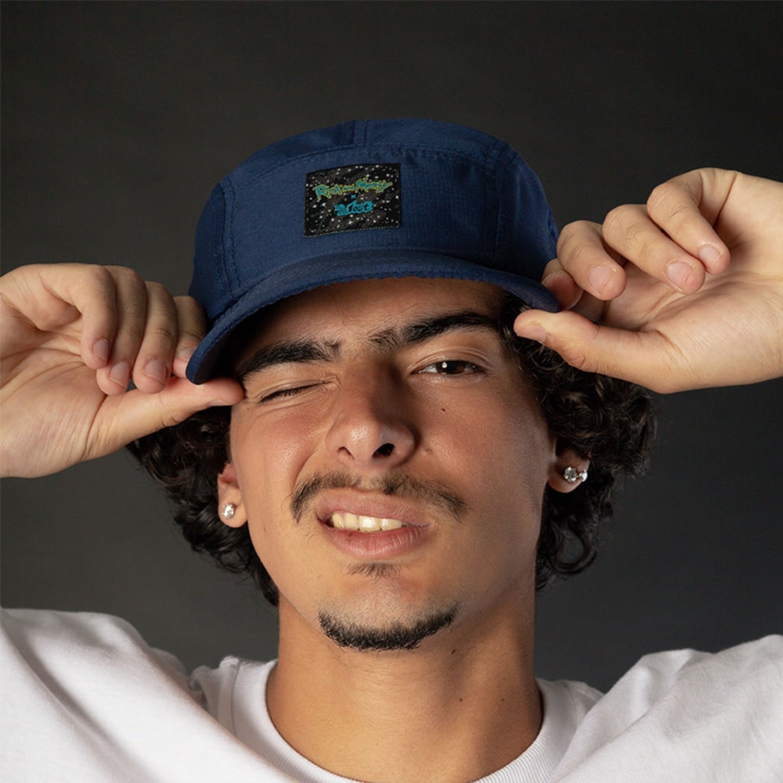 Imagem principal Boné 5 Pannel Lost X Rick and Morty Lost azul