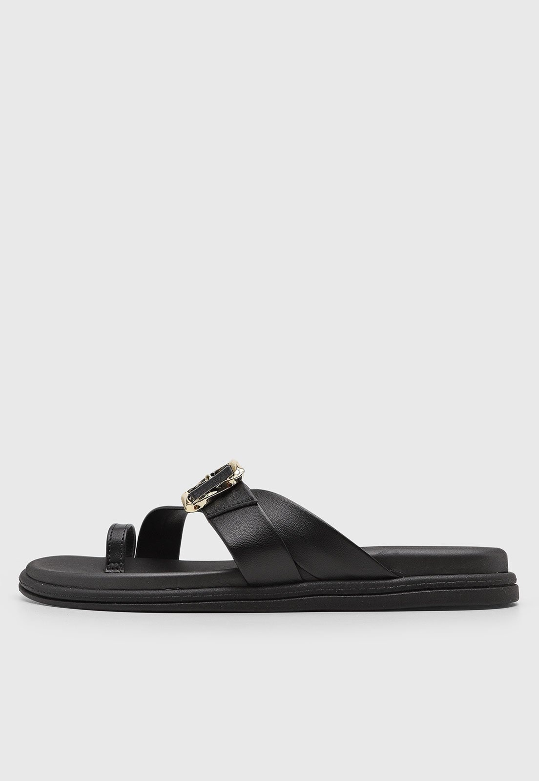 Imagem principal Rasteirinha Feminina Beira Rio Tiras Fivela Preta BEIRA RIO preto