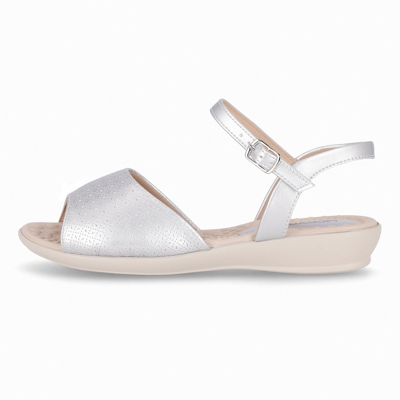 Imagem principal Sandalia Piccadilly Camila Rasteira Piccadilly prata