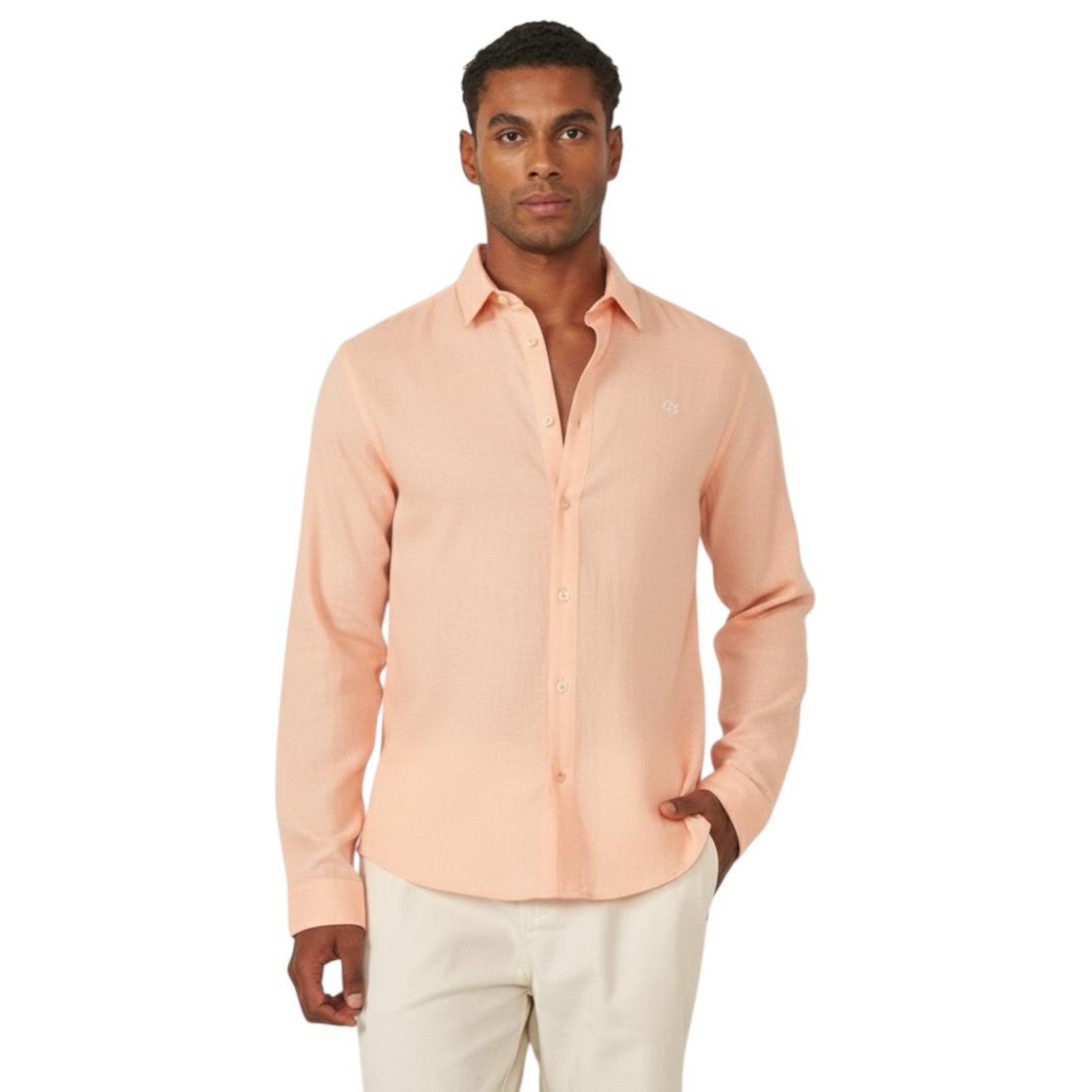 Imagem principal Camisa Manga Longa Relax Viscose Colcci Quartz Colcci rosa