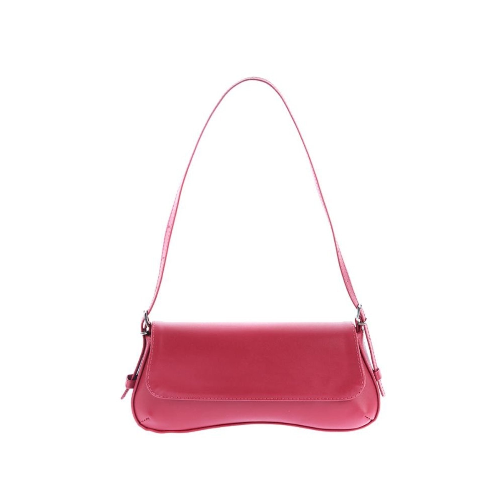 Imagem principal Megan - Bolsa Baguete Minimalista Malbec Damannu Shoes vermelho