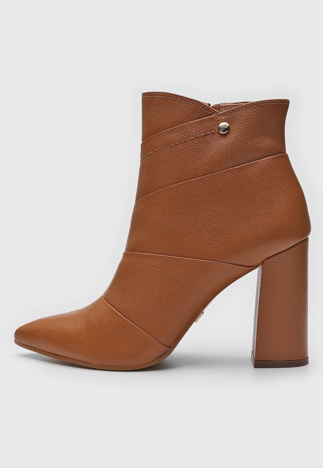 Imagem principal Bota Jorge Bischoff de Couro Cano Curto Jorge Bischoff caramelo