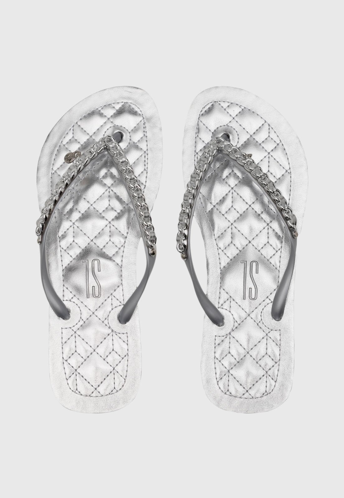 Imagem principal Chinelo Feminino Santa Lolla Corrente Santa Lolla prata