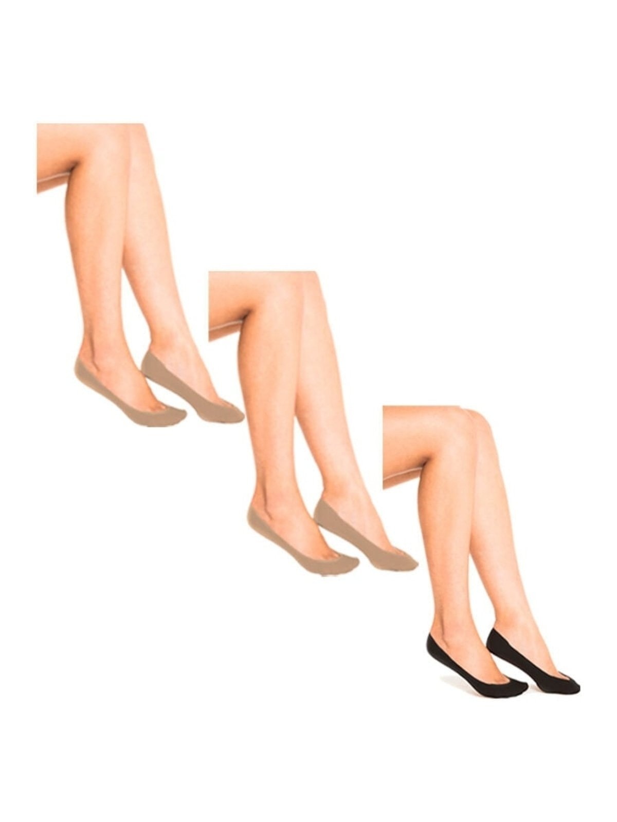 Imagem principal Kit com 3 Sapatilhas Fio 70 Trifil 6136 TRIFIL bege