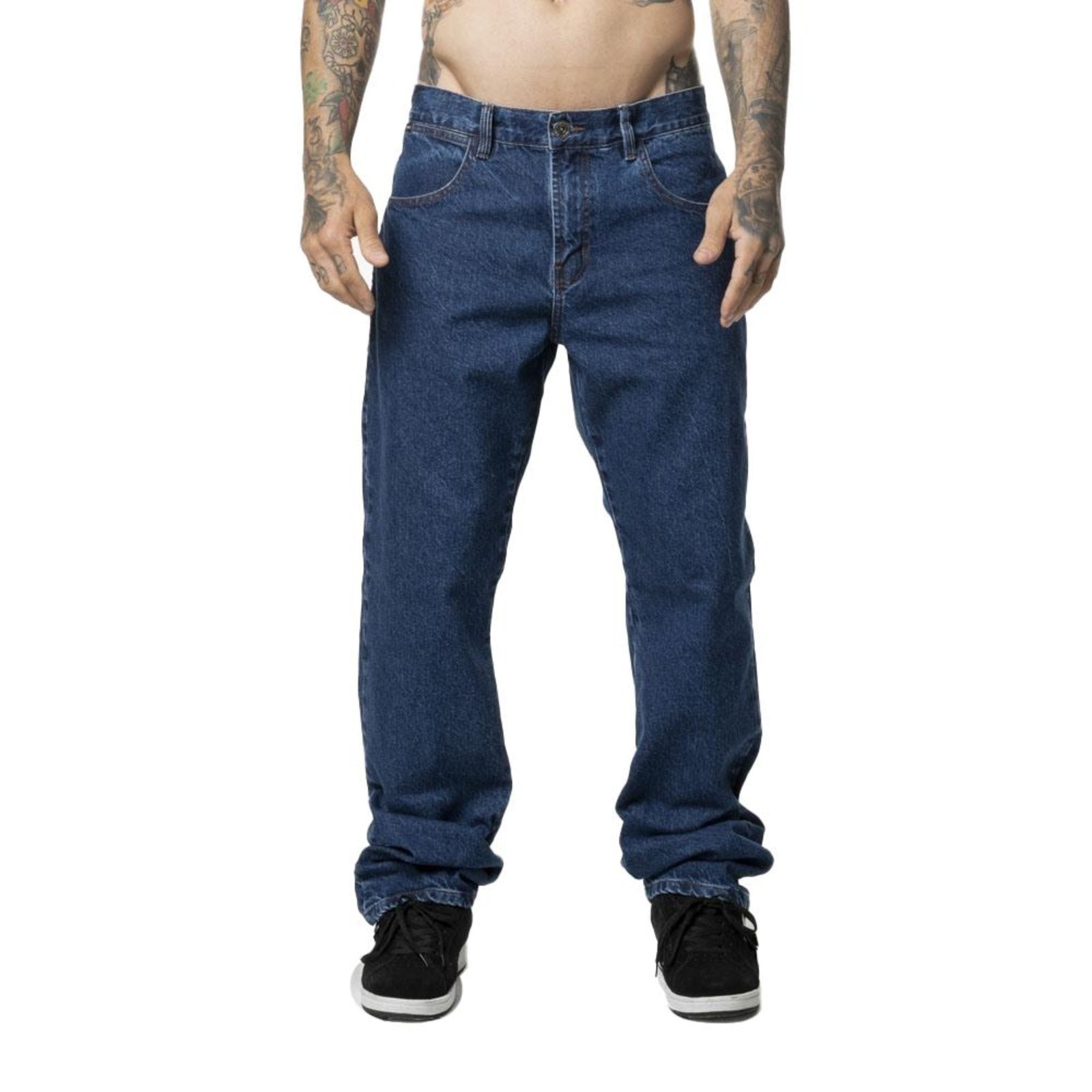 Imagem principal Calça RVCA Jeans Weekend Denim Dark Indigo WT24 Azul Escuro RVCA azul denim