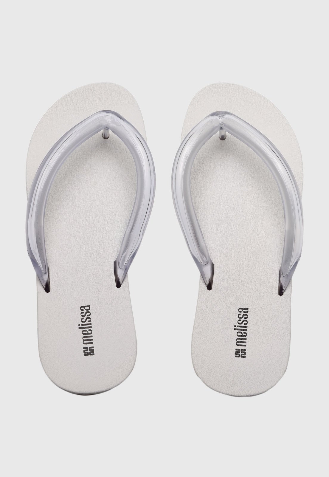 Imagem principal Chinelo Feminino Melissa Tiras Transparentes Melissa branco