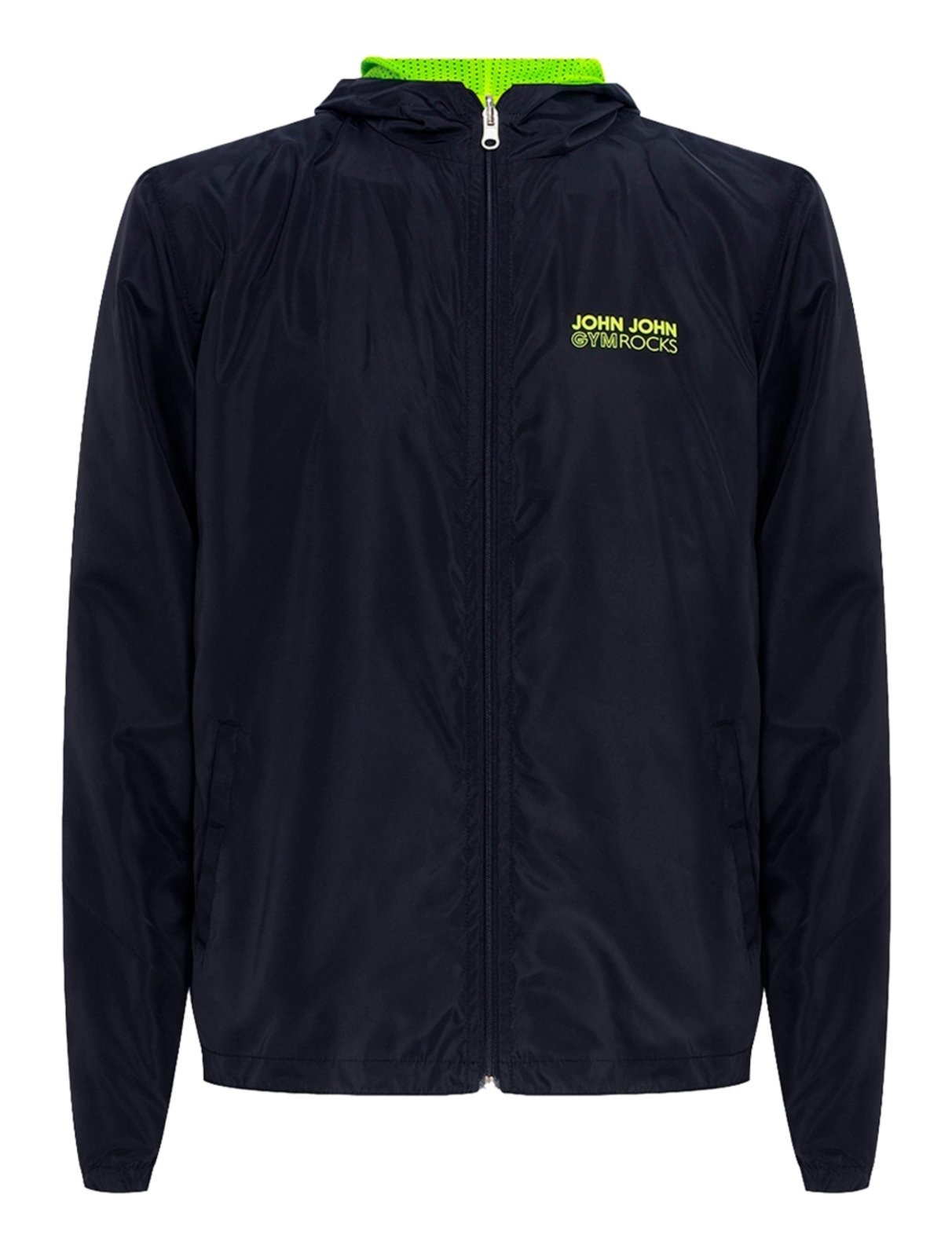 Imagem principal Jaqueta John John Masculina Gym Rocks Capuz Dupla Face Preta John John preto/verde