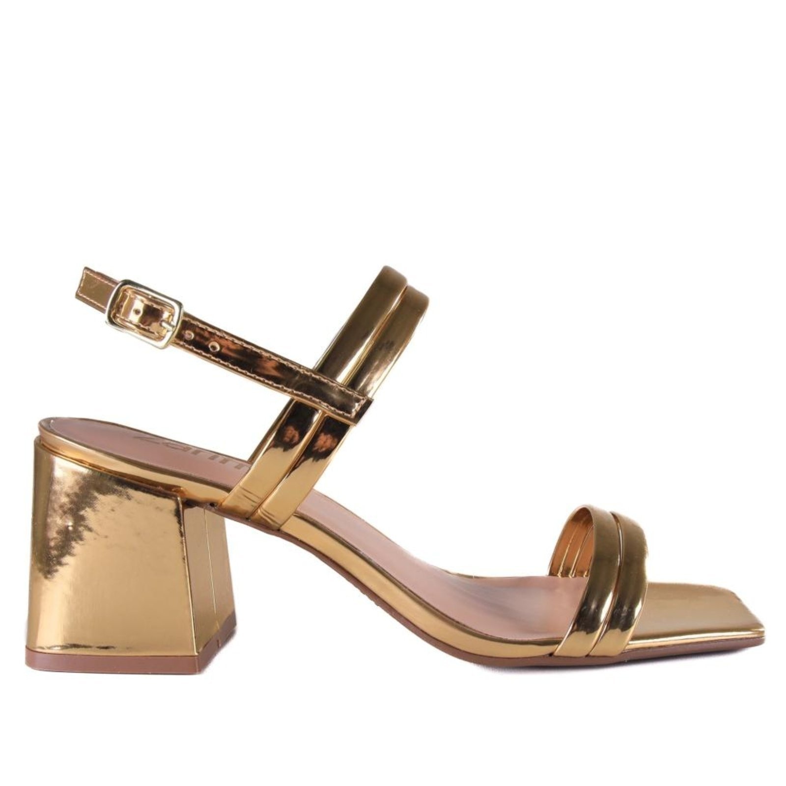 Imagem principal Sandália Feminina Zariff Metalizada 1440-03 Espelhado Ouro Zariff incolor