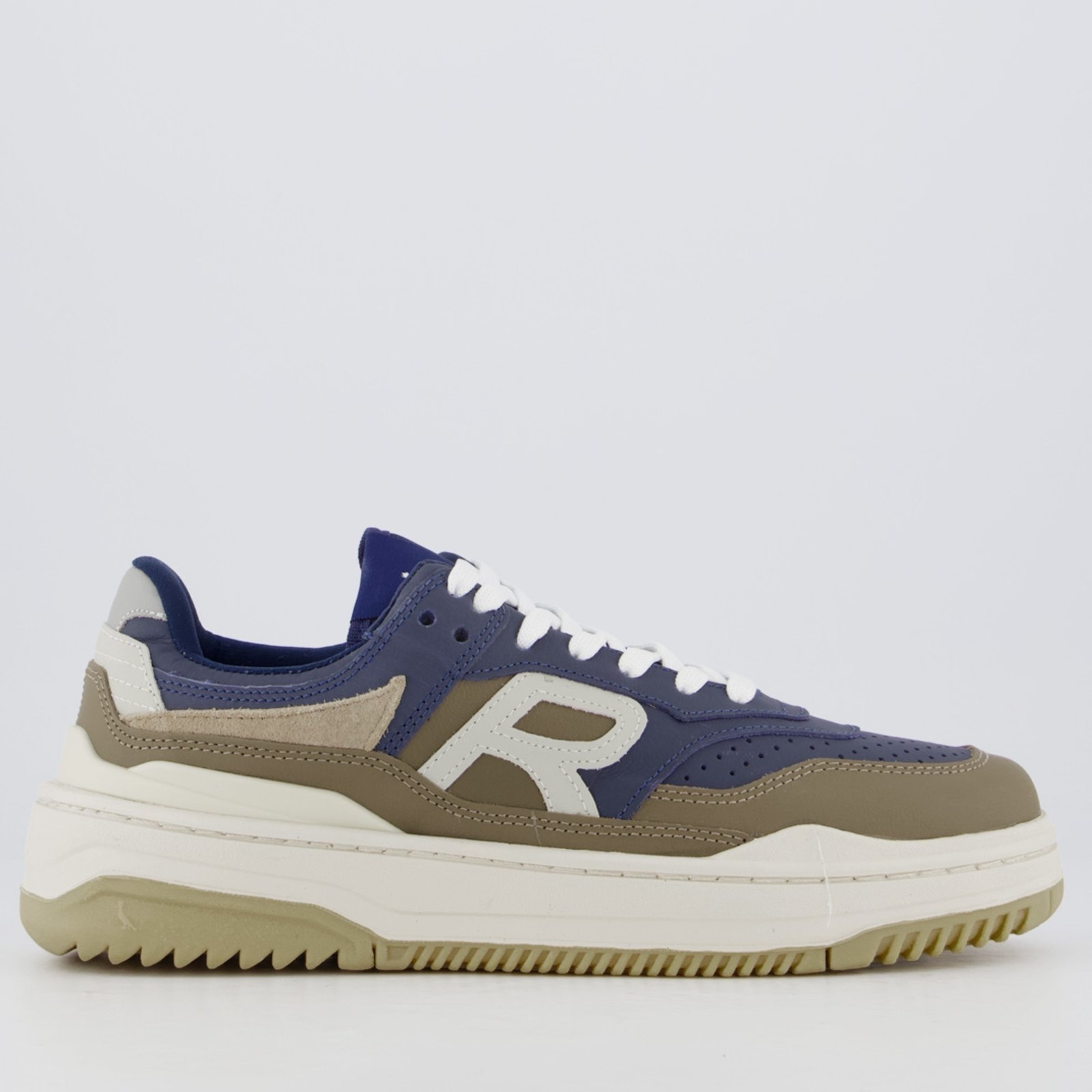 Imagem principal Tênis Reserva R-Broox Caqui e Cinza Reserva azul marinho caqui