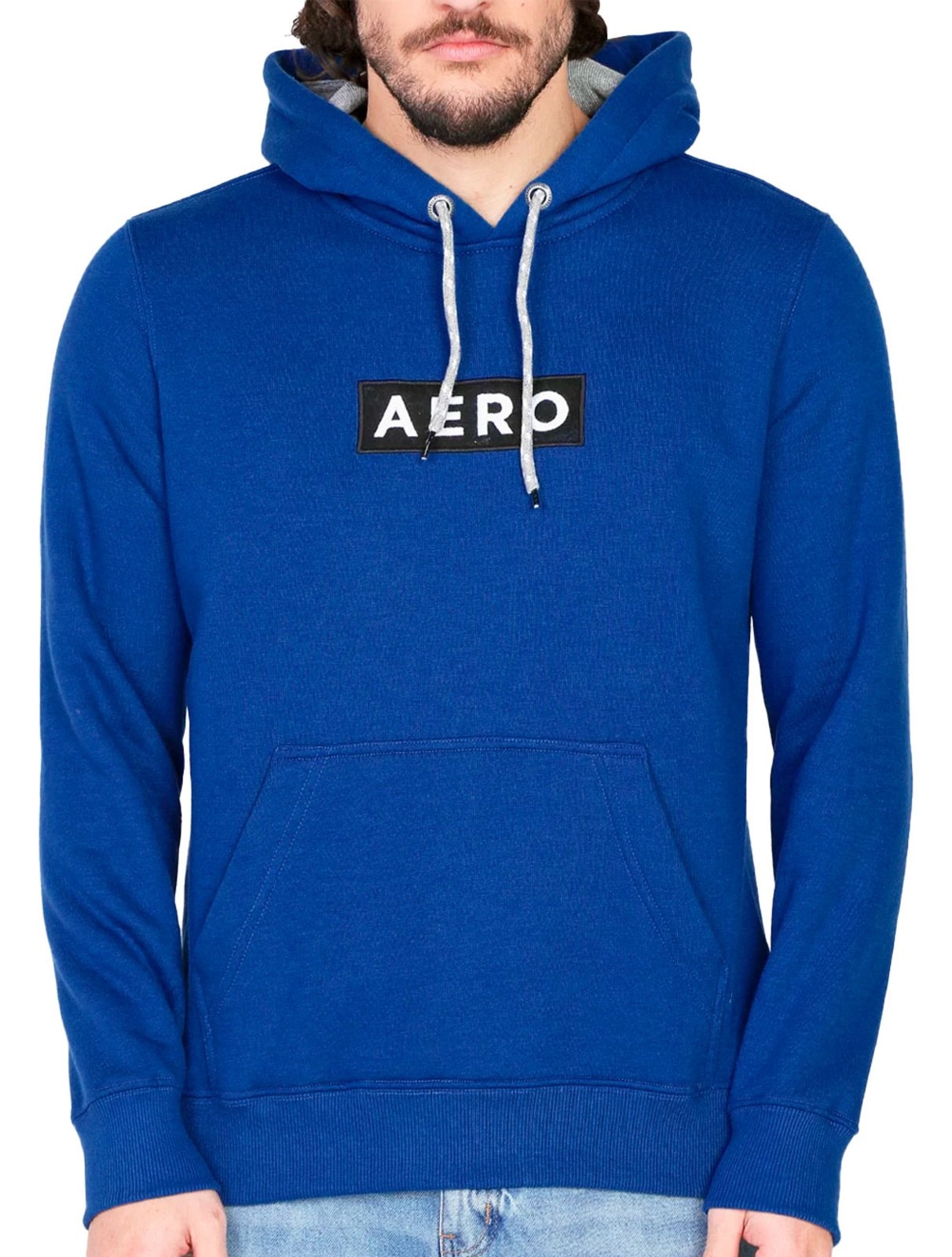 Imagem principal Moletom Aeropostale Masculino Hoodie Aero Block Escuro Aeropostale azul