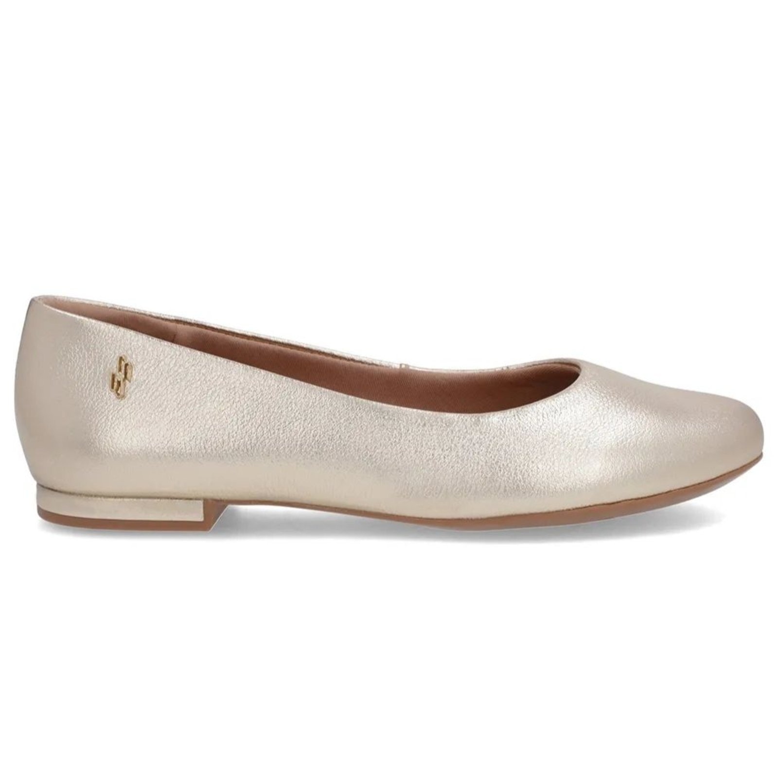 Imagem principal Sapatilha Feminina Couro Ouro Light Usaflex AE38021 Usaflex dourado