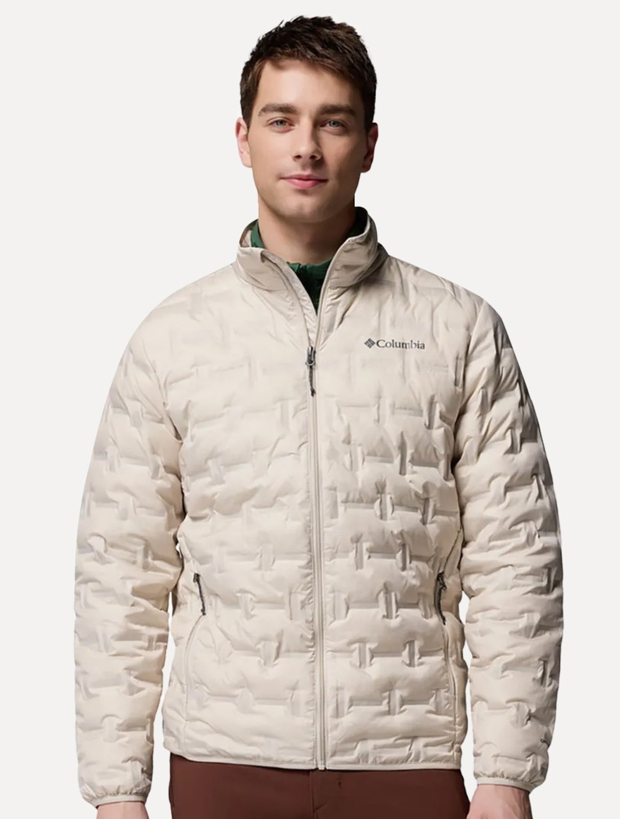 Imagem principal Jaqueta Columbia Masculina Delta Ridge II Down Sem Capuz Caqui Claro Columbia cáqui caqui