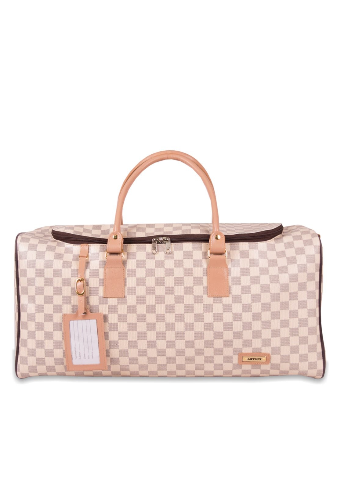 Imagem principal Mala Artlux para Viagem Paris Artlux caramelo