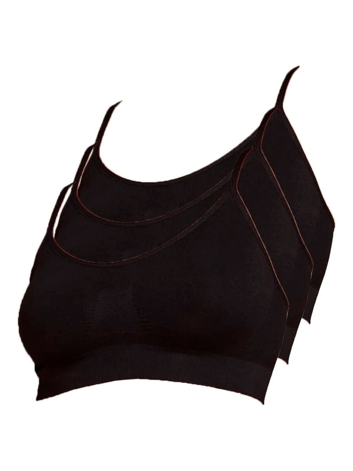 Imagem principal Kit com 3 Top sem Aro e sem Bojo Hope S21020 Hope preto