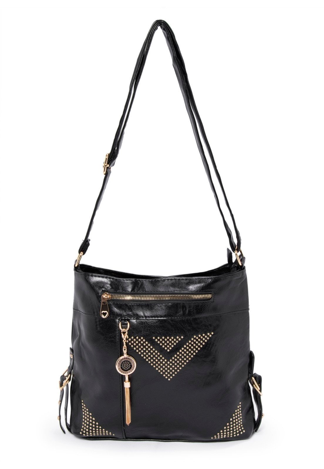 Imagem principal Bolsa Sacola Transversal Preta Multifuncional Madami preto