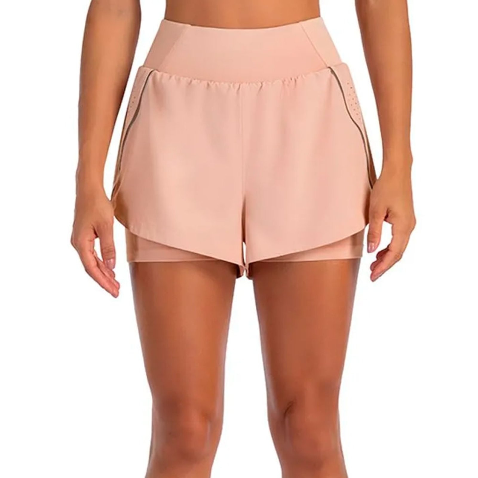 Imagem principal Short Feminino Olympikus Ultra 2 em 1 Dryaction Claro OLYMPIKUS rosa