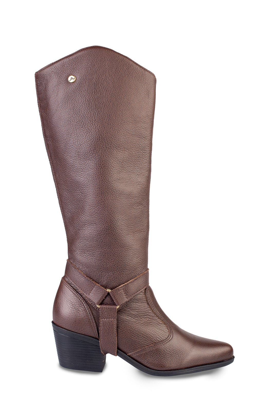 Imagem principal Bota Andrea Vinci de couro 2 em 1 montaria 003 - Café Andrea Vinci preto