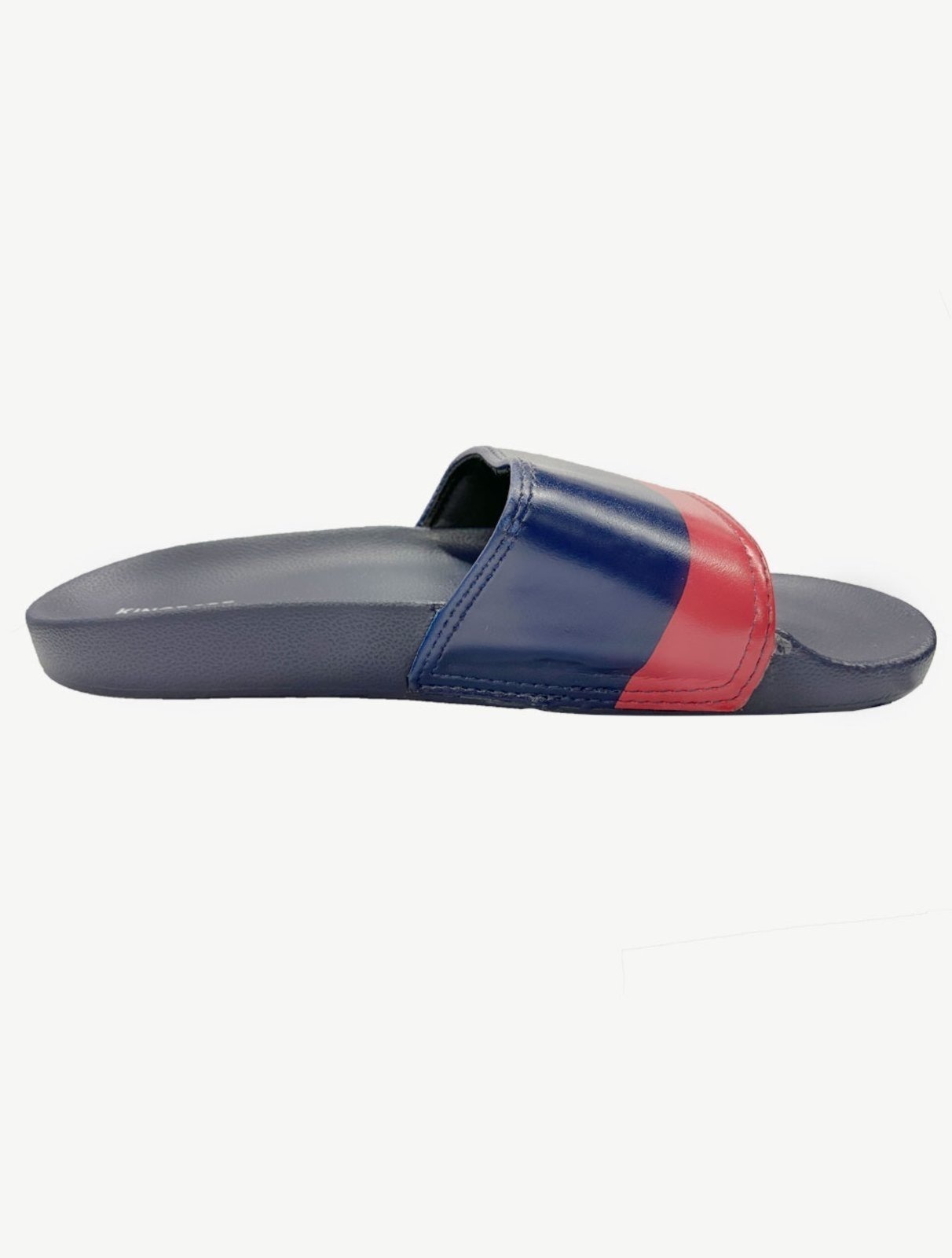 Imagem principal Chinelo King & Joe Masculino Slide Bicolor CH19020 C/Vermelho King E Joe azul marinho