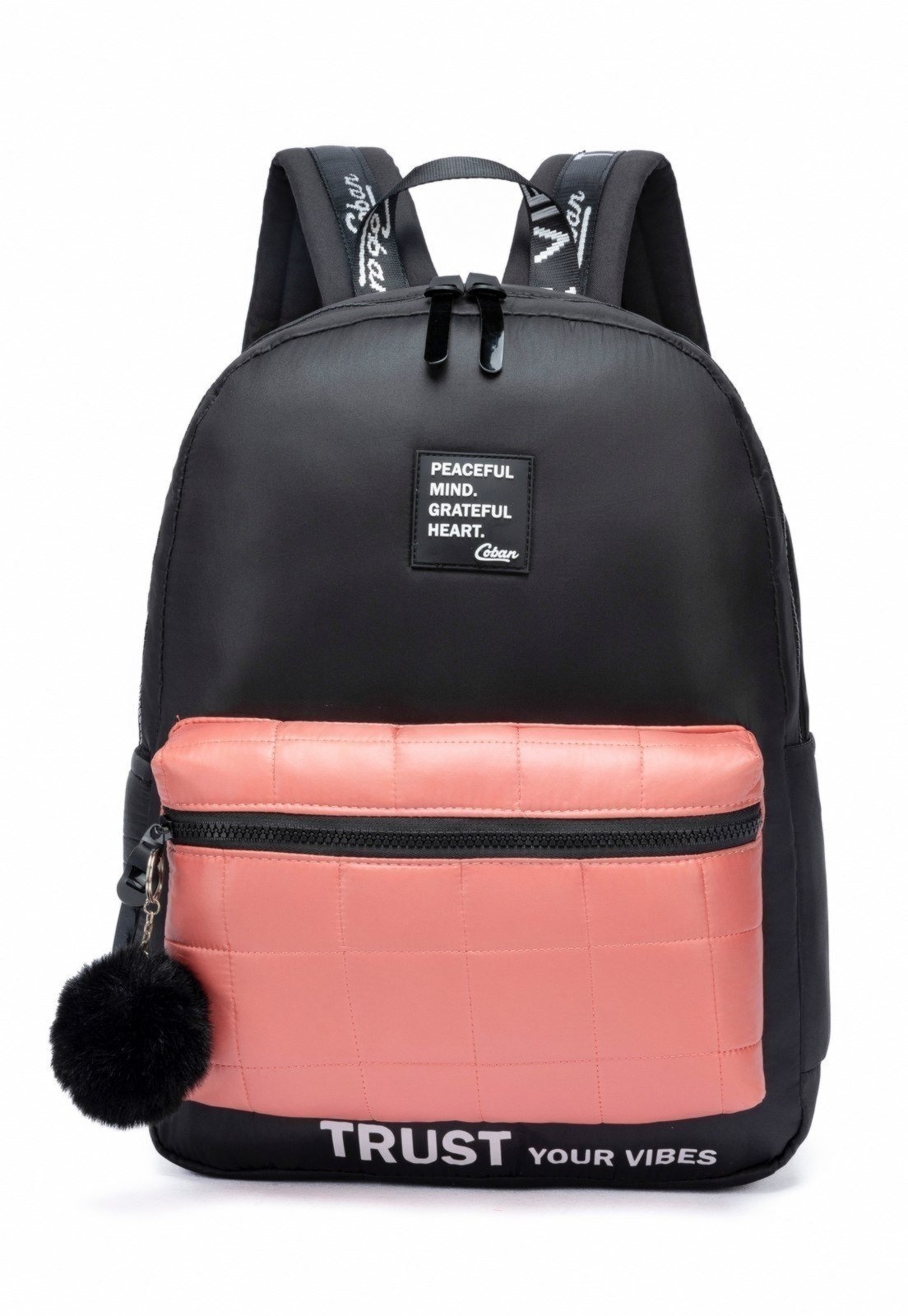 Imagem principal Mochila Coban Escolar Casual Faculdade Chaveiro COBAN preto