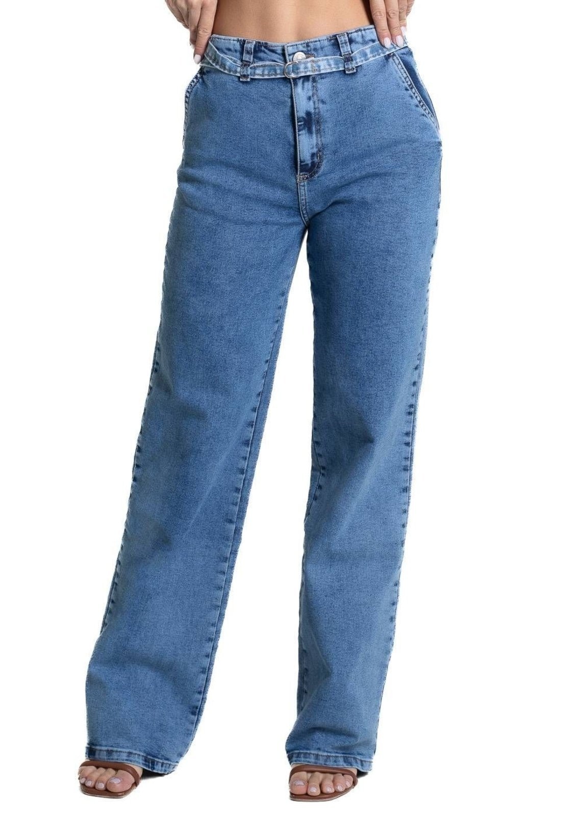 Imagem principal Calça Jeans Sawary Wide Leg - 280779 Sawary azul