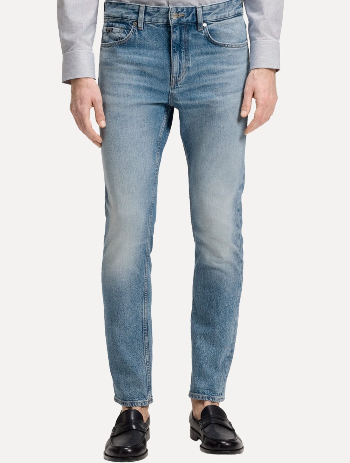 Imagem principal Calça Guess Jeans Masculina Slim Straight Del Mar Médio Guess azul