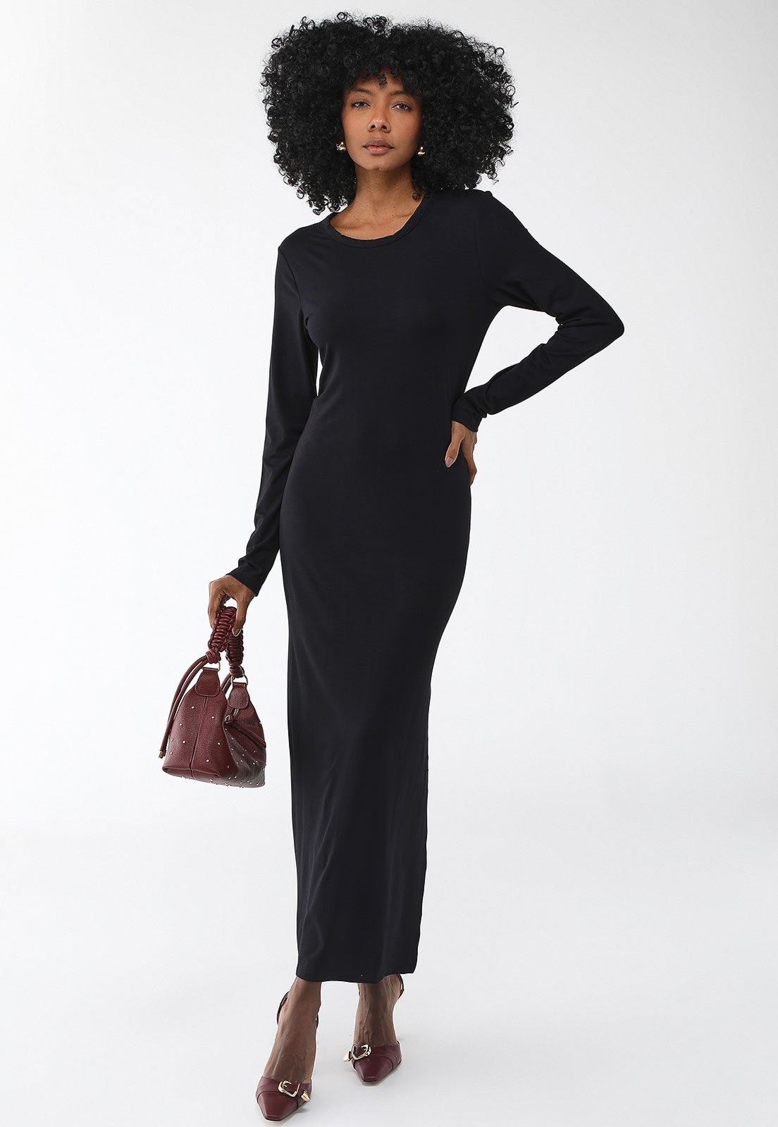 Imagem principal Vestido Forum Longo Liso Forum preto