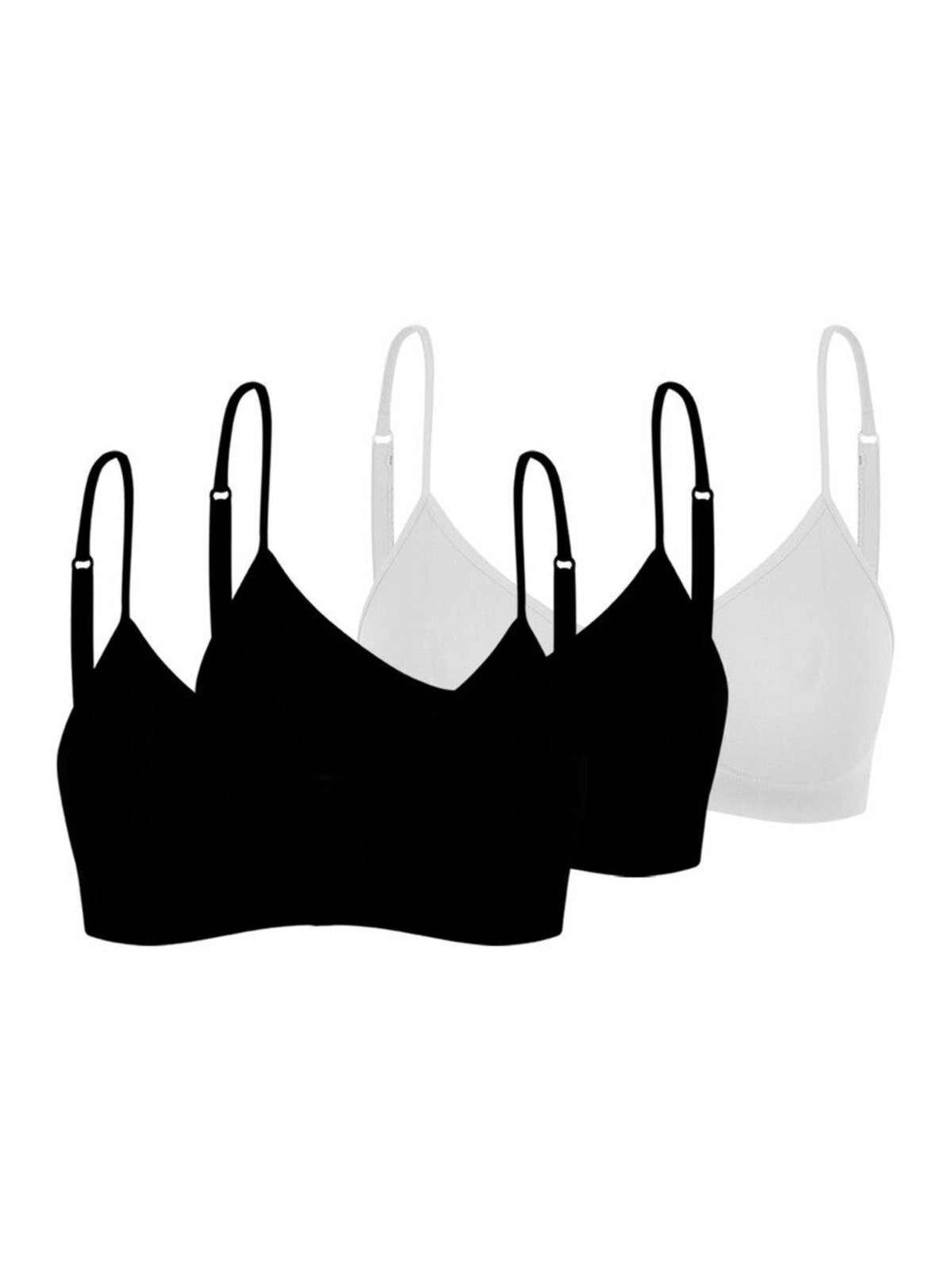 Imagem principal Kit com 3 Tops sem Aro e sem Bojo Trifil 4377 TRIFIL preto