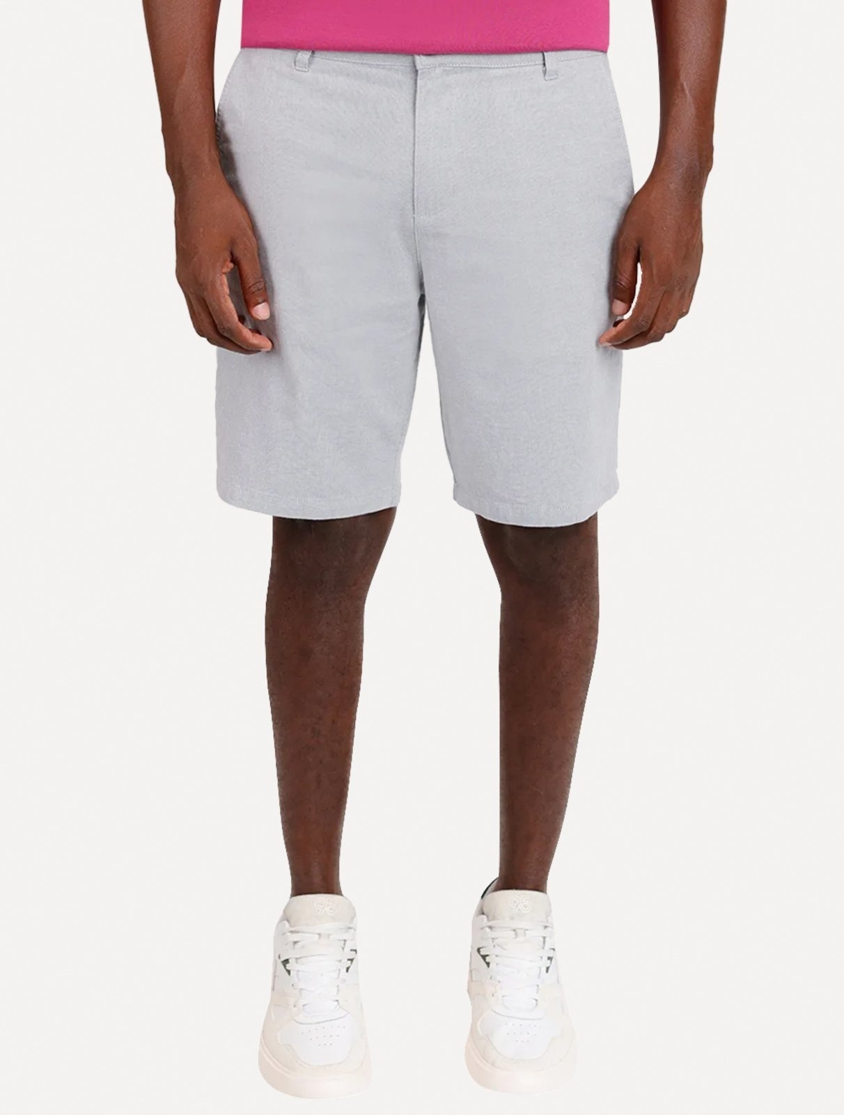 Imagem principal Bermuda Aramis Masculina Chino Cotton Claro Mescla Aramis cinza