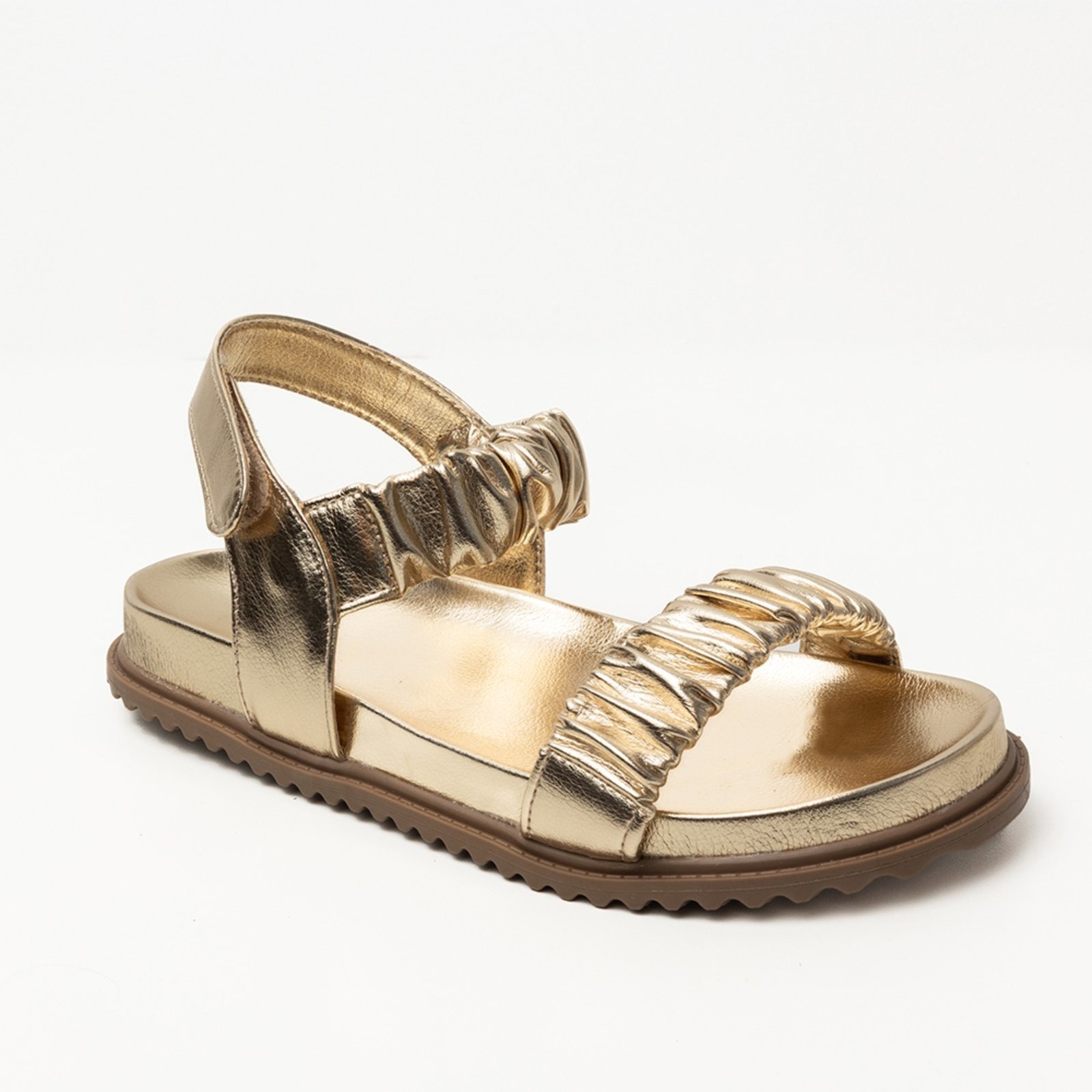 Imagem principal Papete Rasteira Sandalia Flat Ouro Light TELLINI STORE dourado