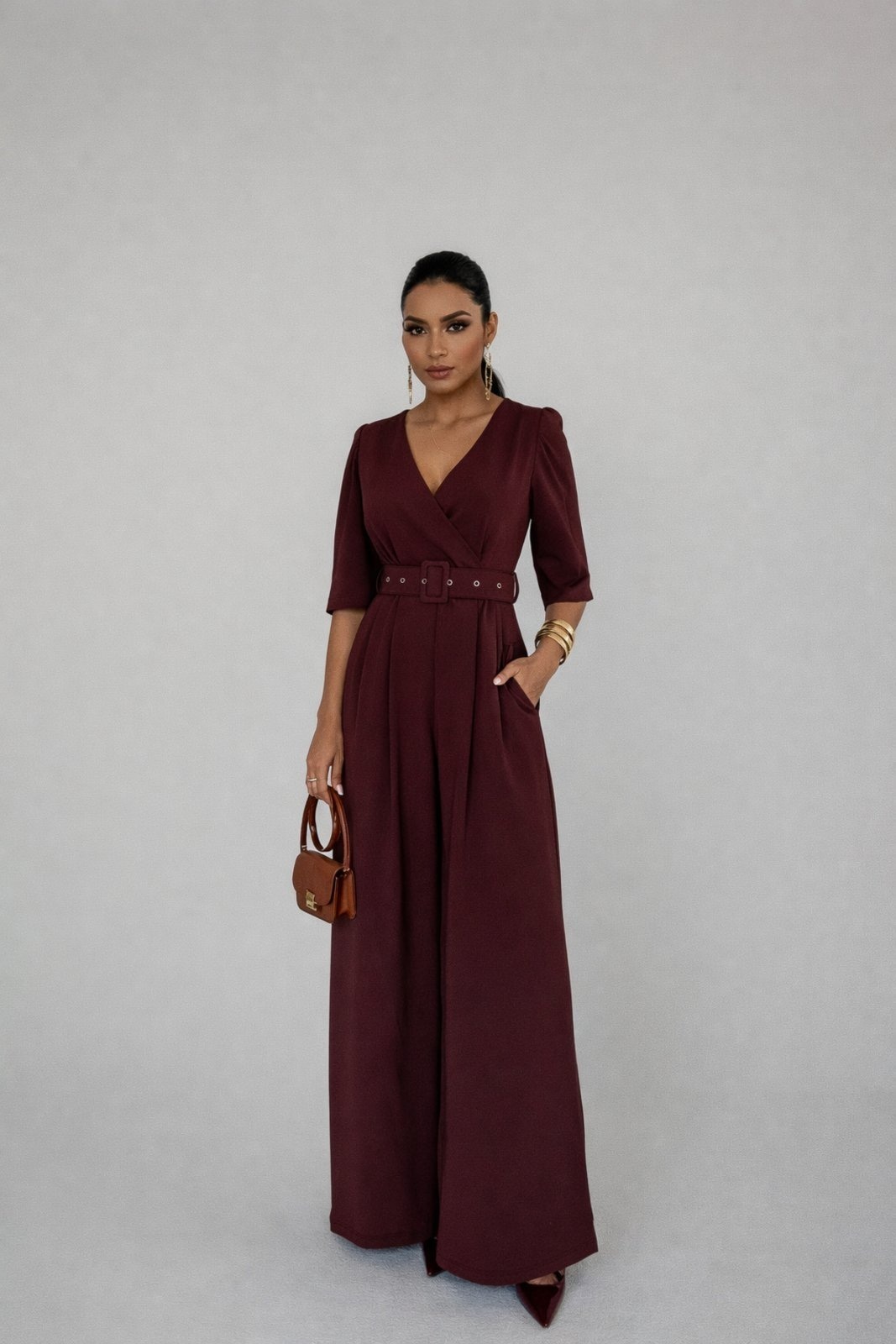 Imagem principal Macação D Bell Outlet Fashion Pantalona D BELL OUTLET FASHION marrom