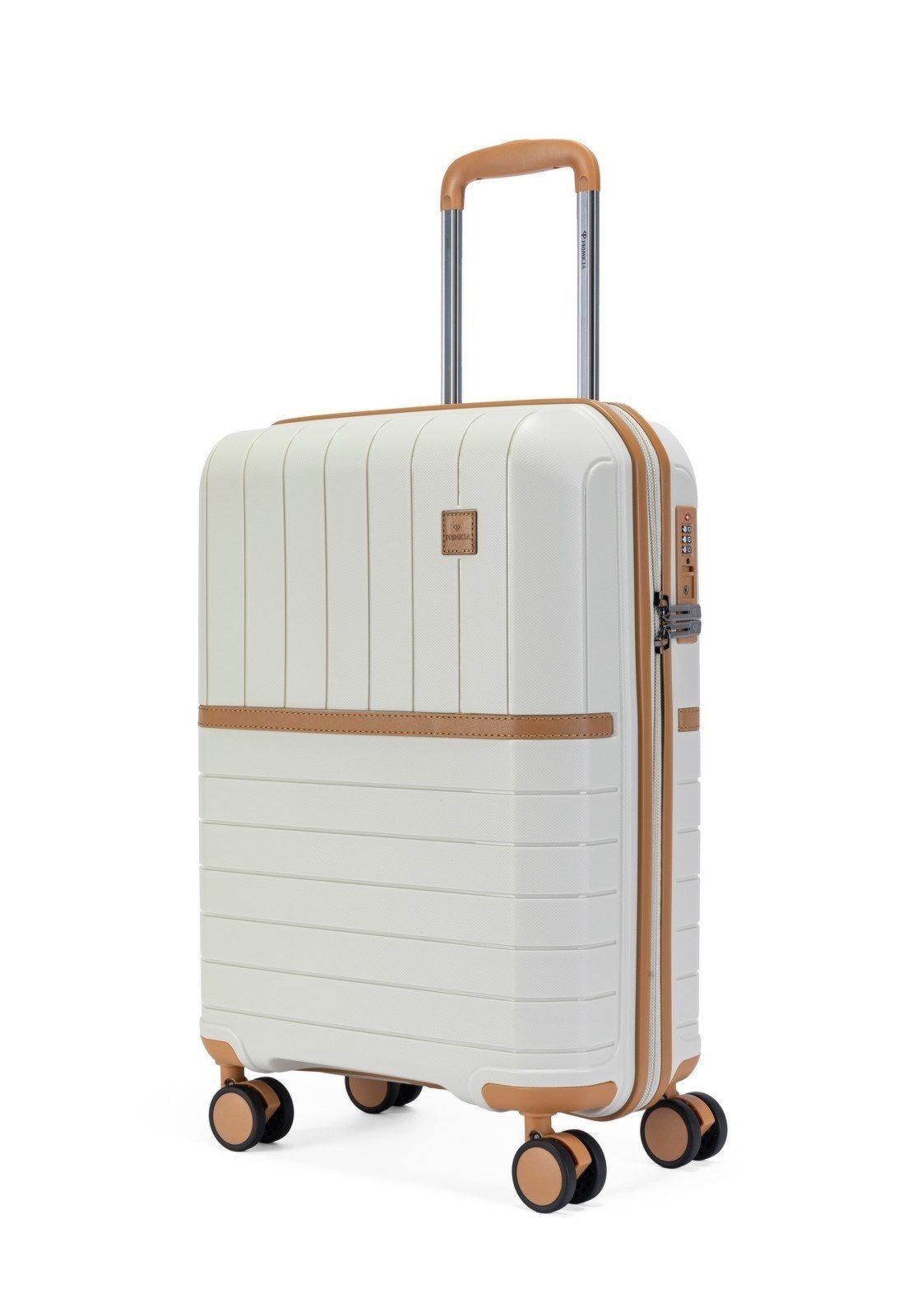 Imagem principal Mala De Bordo Viagem ABS Rígido Primicia Rodinhas 360° Resistente Espaçosa Cadeado TSA Primicia cinza