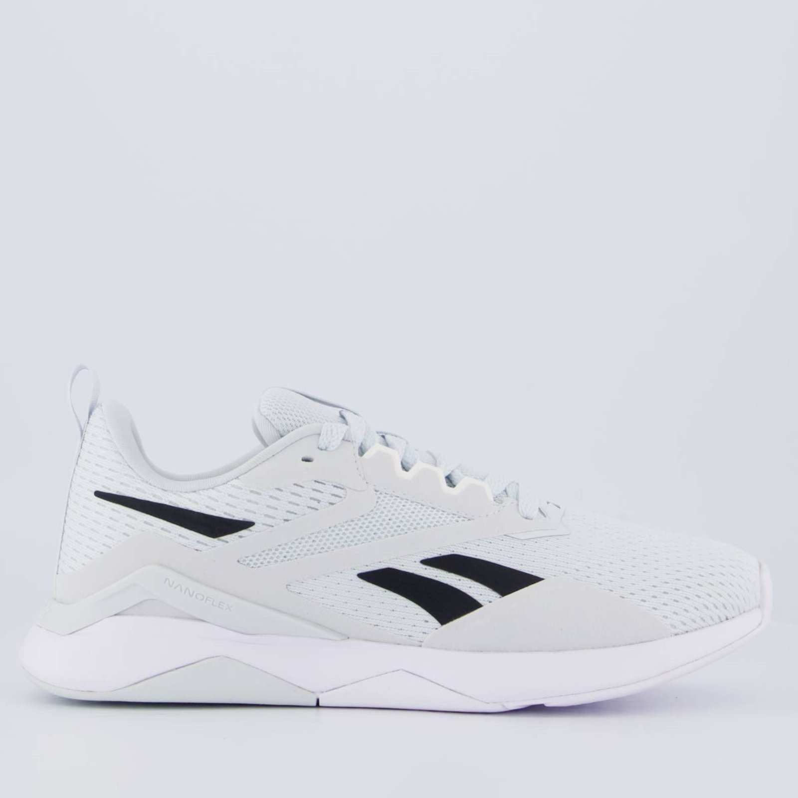 Imagem principal Tênis Reebok Nanoflex TR V2 Feminino Cinza Claro Reebok branco