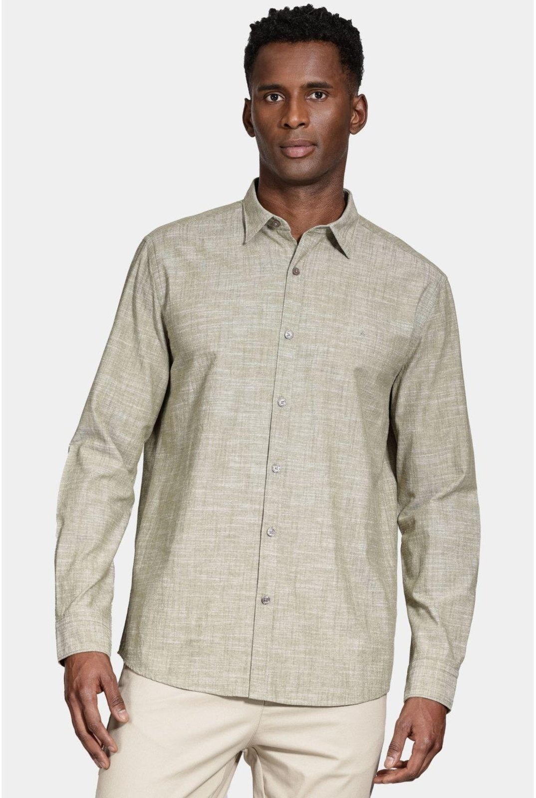 Imagem principal Camisa Aramis Manga Longa Regular Flamê Militar Aramis verde