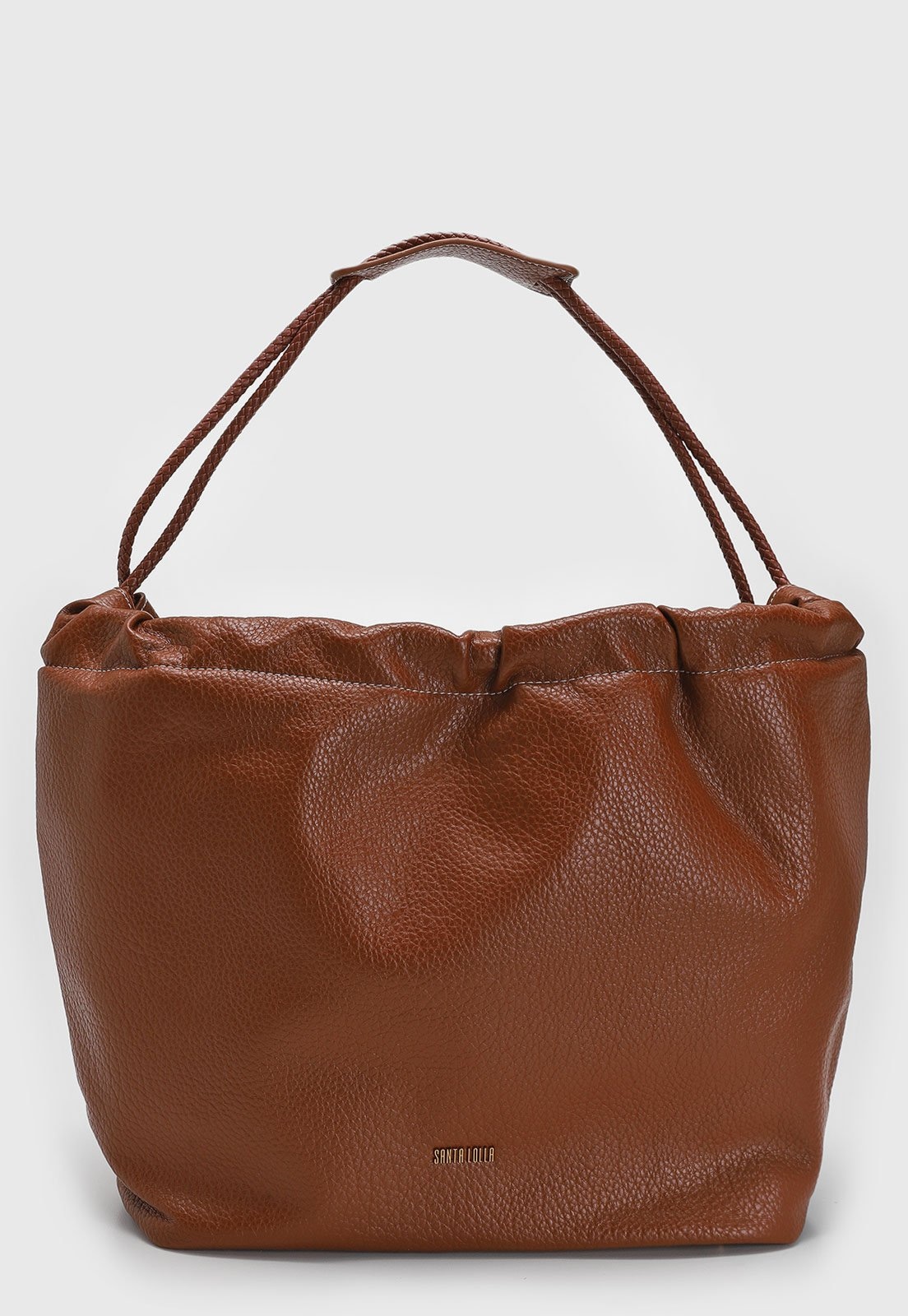 Imagem principal Bolsa Feminina Santa Lolla Grande Texturizada Santa Lolla marrom