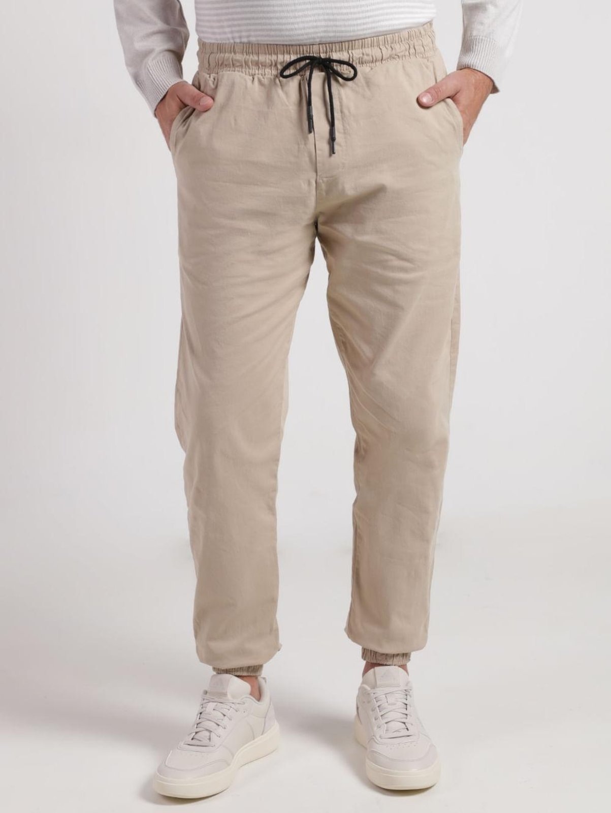 Imagem principal Calça Sarja Jogger Masculina CAQUI Elétron marrom caqui