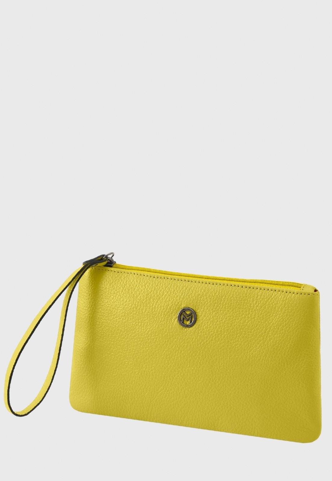 Imagem principal Bolsa Carteira Clutch Couro Mariart Cambará Citrus Mariart amarelo