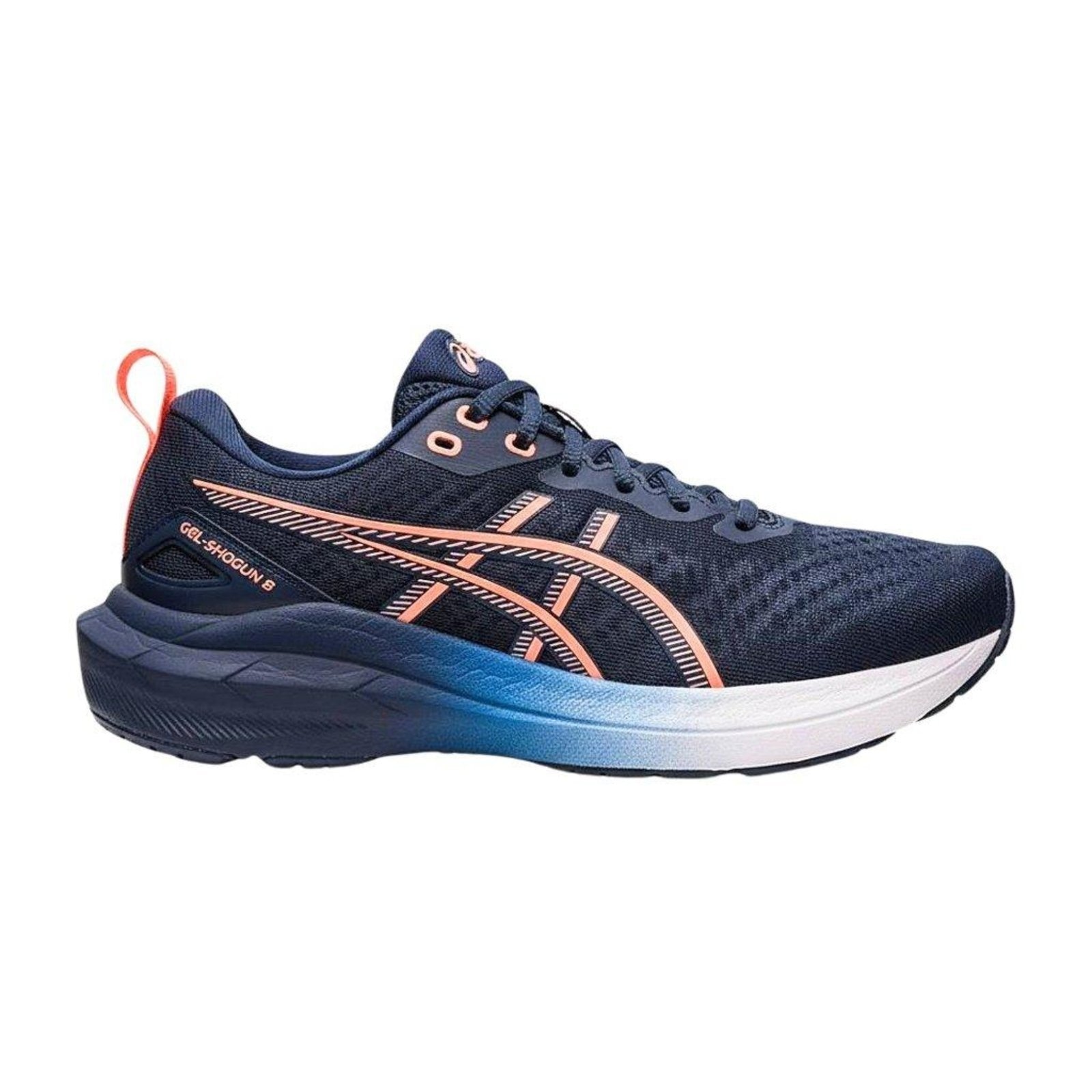 Imagem principal Tênis Asics Gel Shogun 8 Feminino Têxtil e Coral ASICS azul