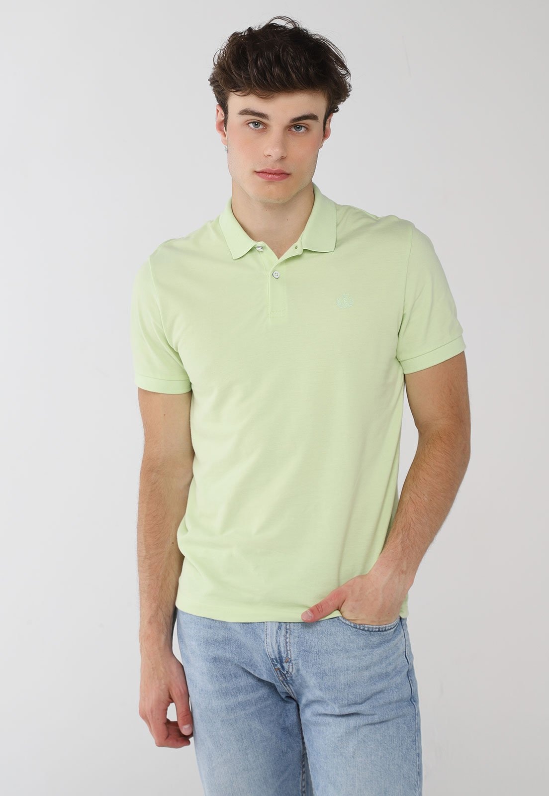 Imagem principal Polo Masculina Forum Claro Forum verde