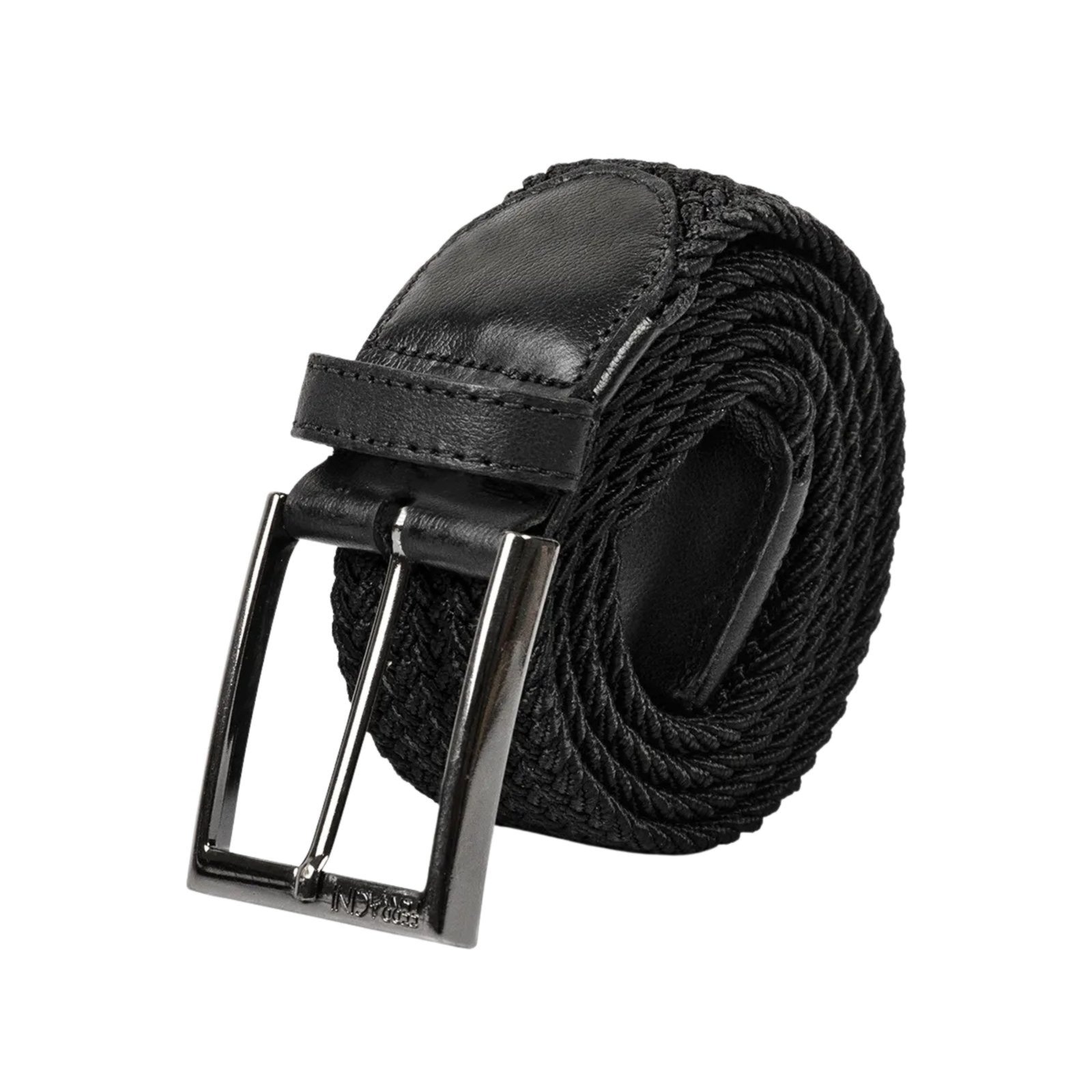 Imagem principal Cinto Masculino Casual Têxtil Trançado Elegância e Sofisticação Minipasso preto