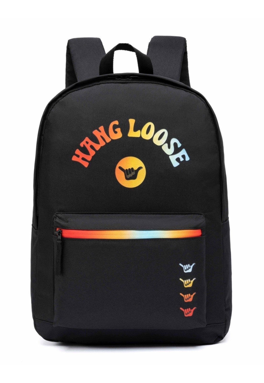 Imagem principal Mochila Masculina Hang Loose Escolar Reforçada Hang Loose preto