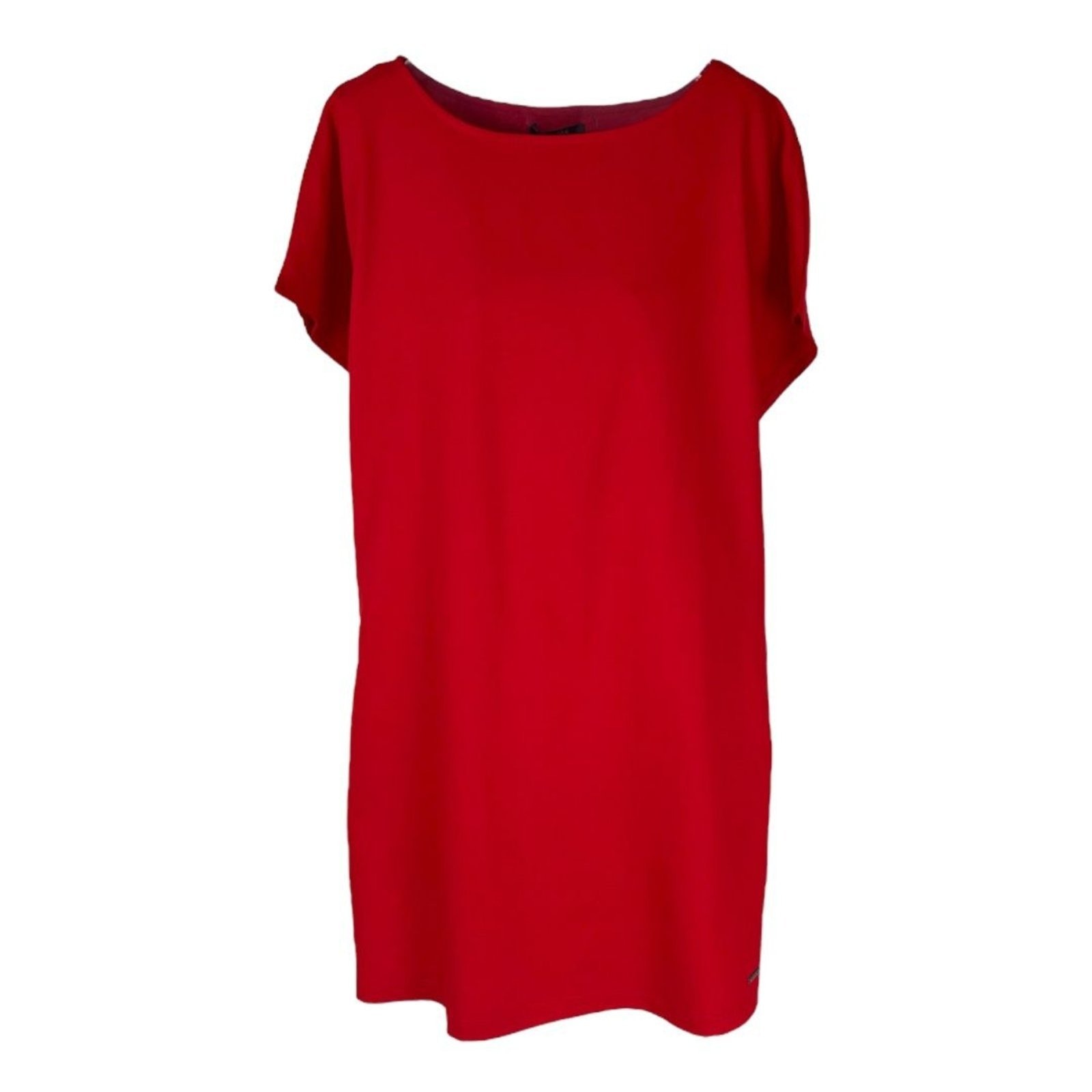 Imagem principal Vestido Comfort Médio Gola Canoa Triton Luxury Triton vermelho