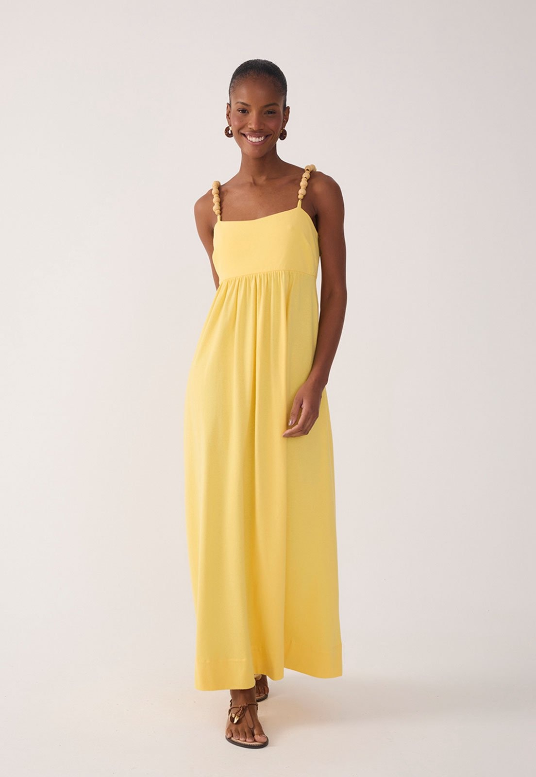 Imagem principal Vestido Feminino Dress To Alças Detalhadas Dress to amarelo