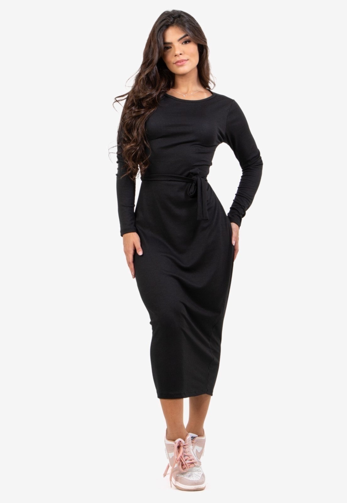 Imagem principal Vestido Longo Diluxo Laço nas Costas Diluxo preto