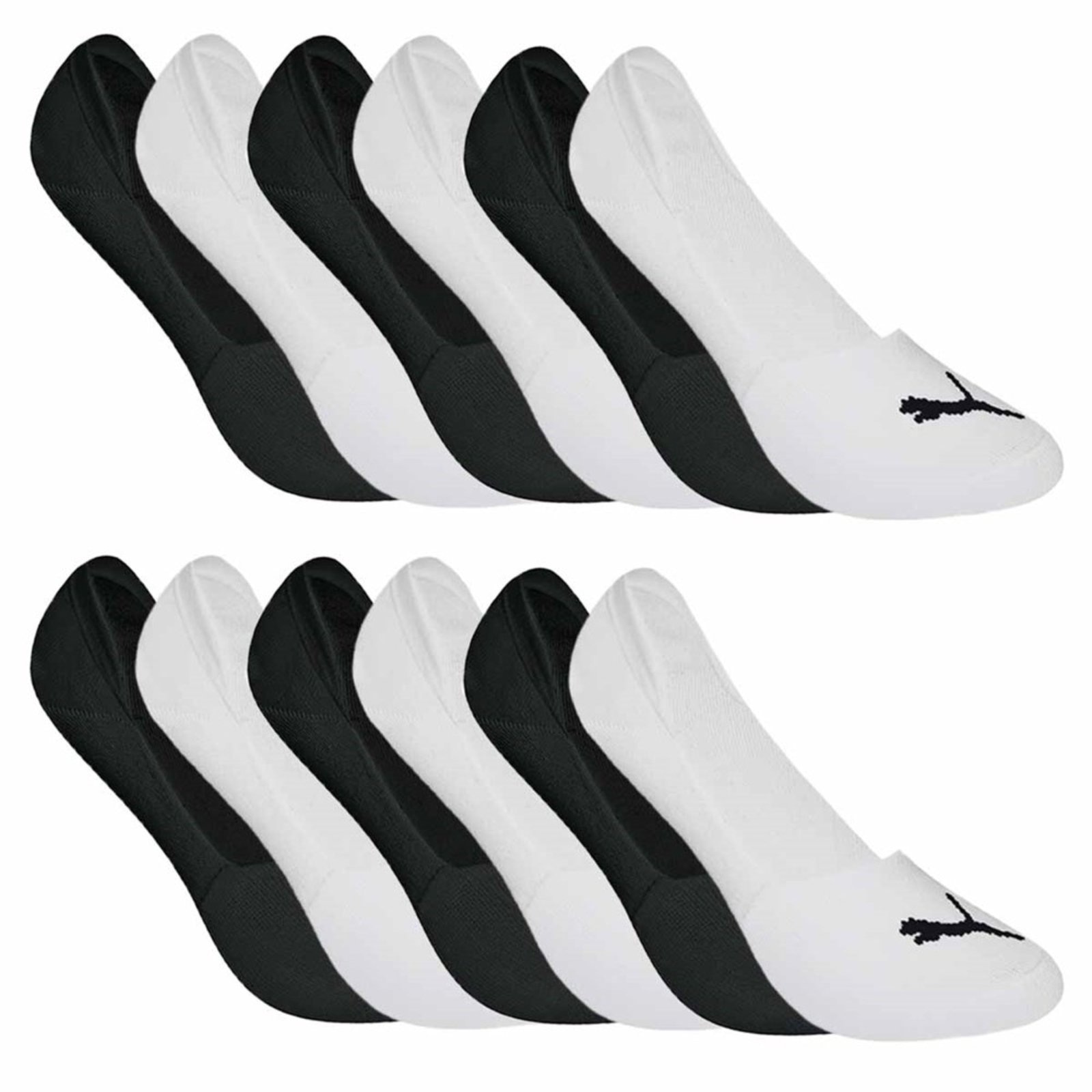 Imagem principal Kit 12 Pares de Meia Puma Invisível Puma branco